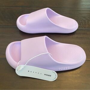 New with bags Posee rubber upper sandals Women’s size 9